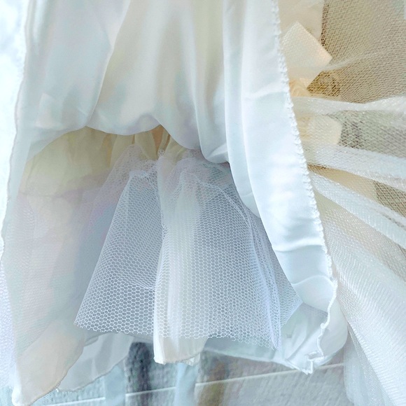 New ROMANO Ivory & Gold Tulle Baby Dress - 6 month - Picture 6 of 7